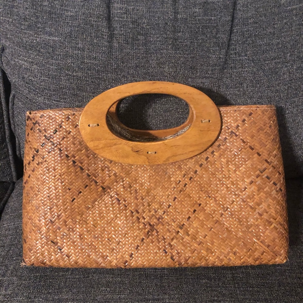 Old Navy straw woven purse